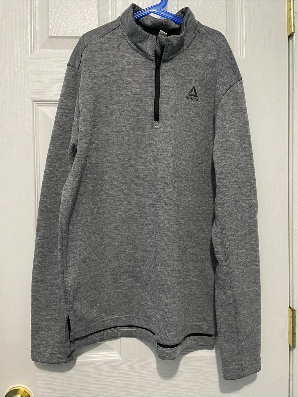 Reebok Gray Men's Half-Zip Performance Pullover